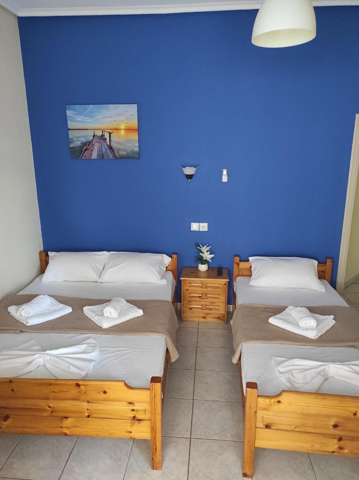 Light Blue Paralia Apartments Dış mekan fotoğraf